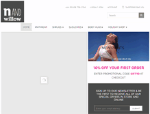 Tablet Screenshot of nandwillow.com